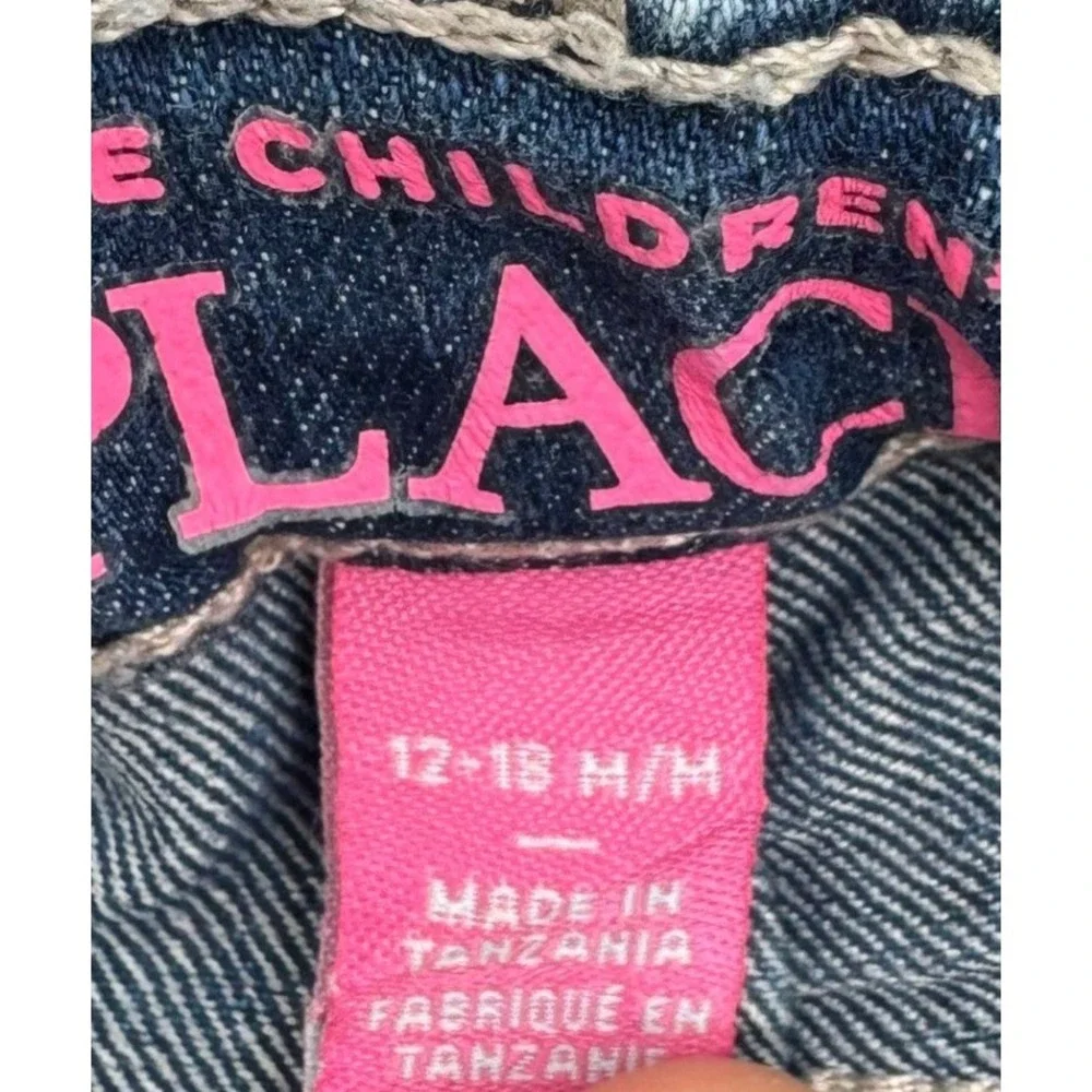 The Children's Place Skinny Jeans Toddler Girls Size 12-18 M Medium Wash Denim